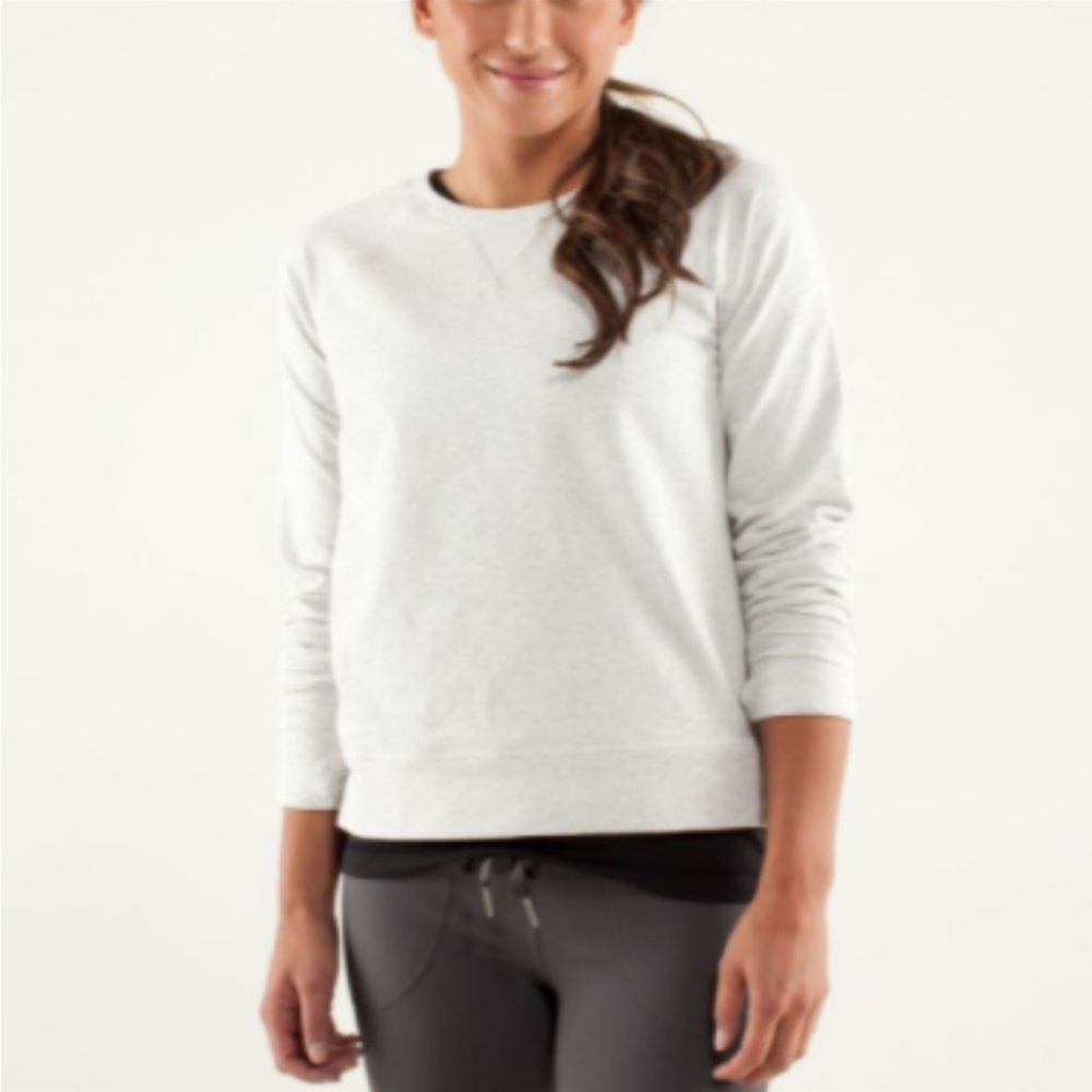 Lululemon Athletica White Sweatshirt